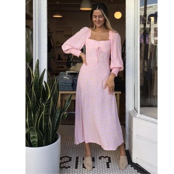 we wore what strapless corset midi dress WeWoreWhat Corset Pleated Midi Dress
